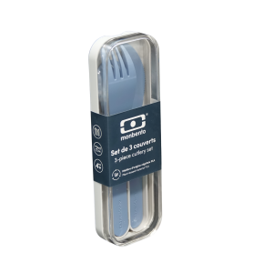 MONBENTO POCKET COLOR BLEU PLASTIQUE BIODÉGRADABLE