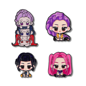 PINS HUNTR/X CHIBI – KPOP DEMON HUNTERS