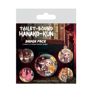 HANAKO-KUN – SET 5 BADGES OFFICIELS