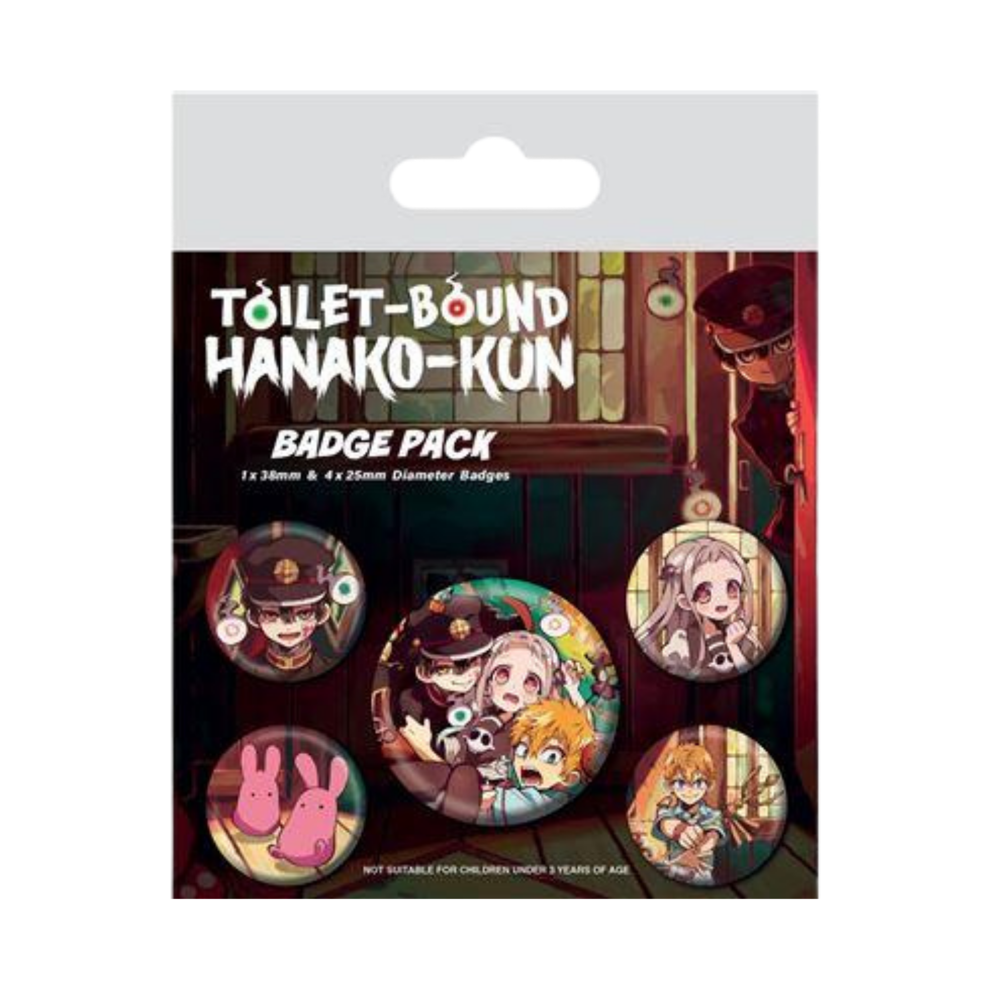HANAKO-KUN – SET 5 BADGES OFFICIELS