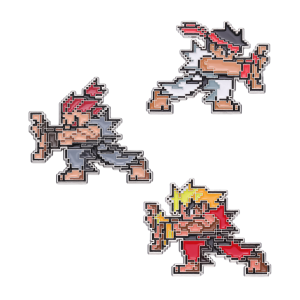 PINS STREET FIGHTER PIXEL