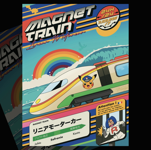 POSTER SKORP - POKEMON TRAIN