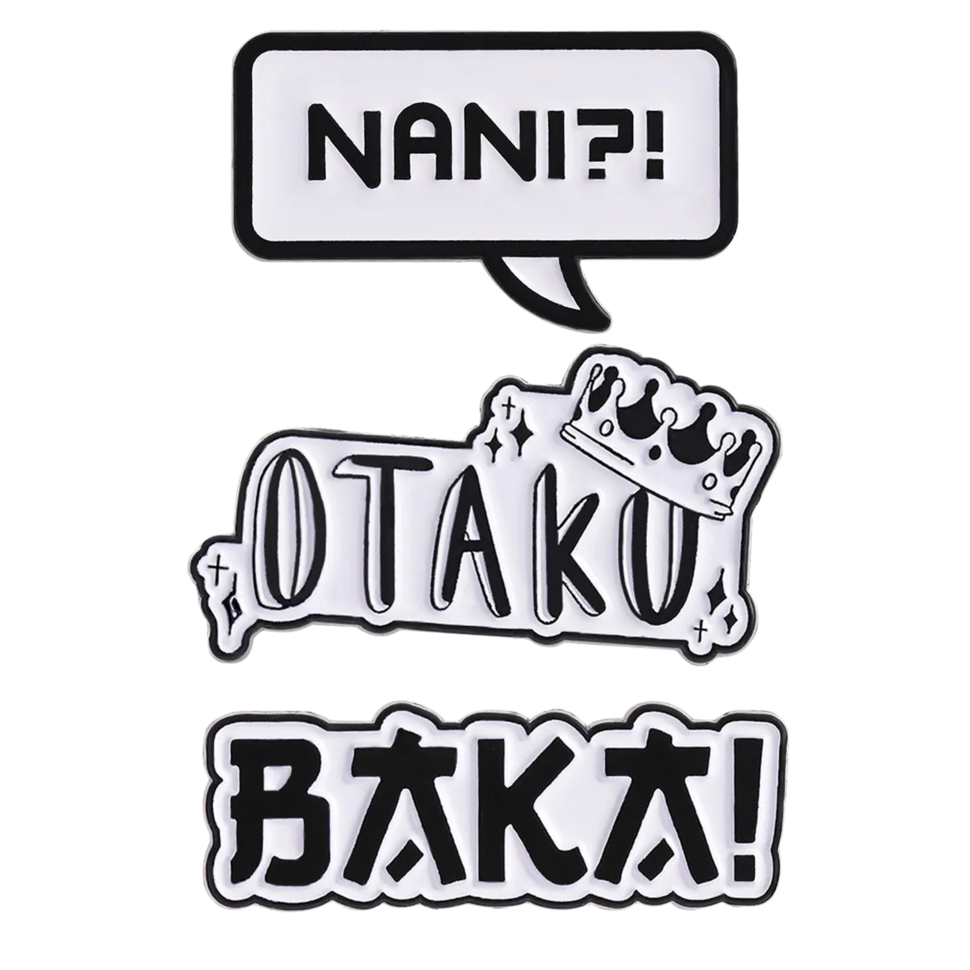 PINS ÉDITION SPÉCIALE – OTAKU / BAKA / NANI?!