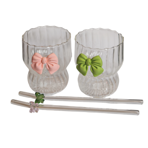 VERRE KAWAII & PAILLE