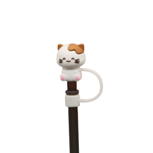 CACHE-PAILLE KAWAII CHAT BLANC