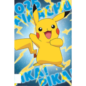 POSTER PIKACHU - EFFET MÉTAL