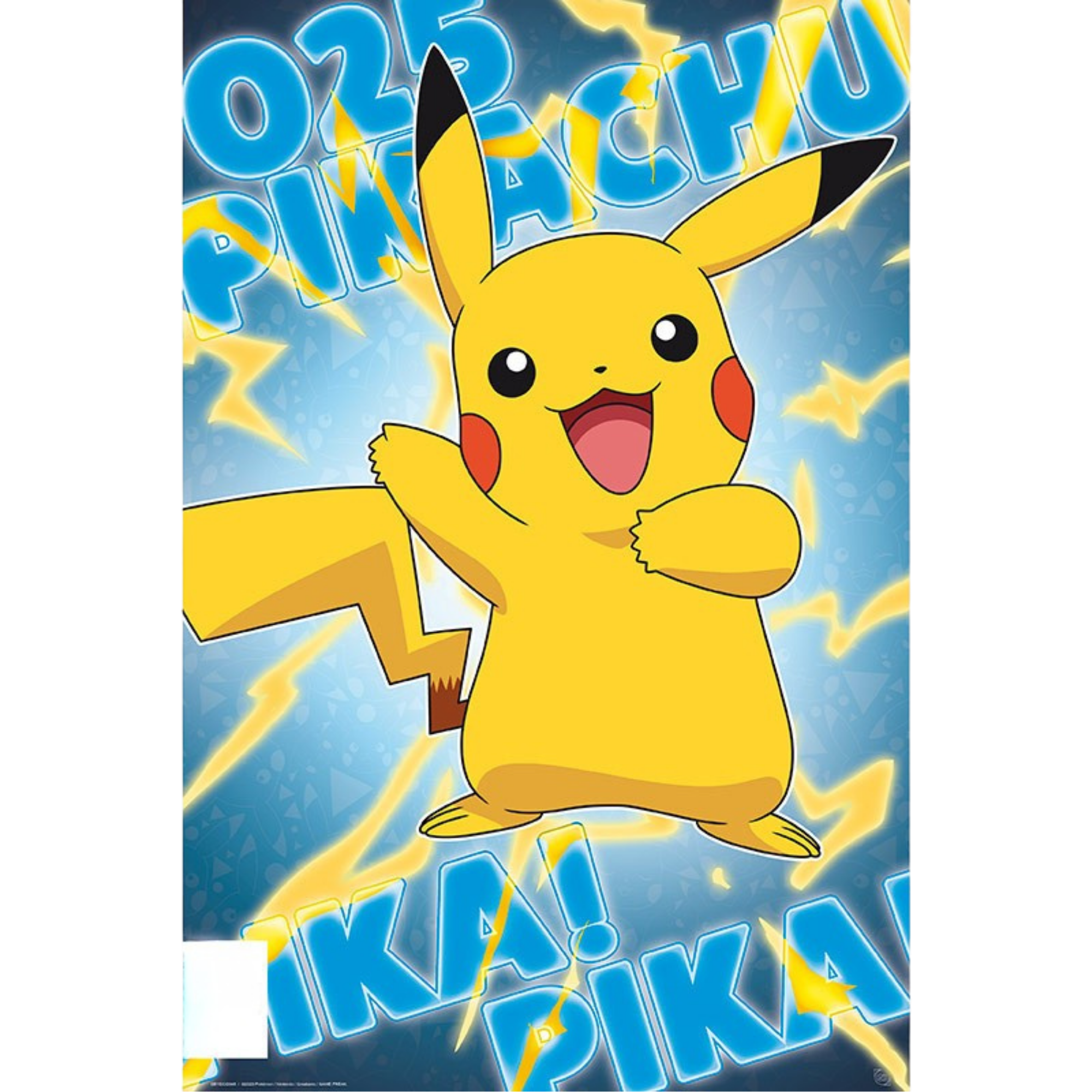POSTER PIKACHU - EFFET MÉTAL