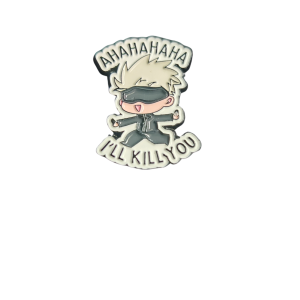 PINS MANGA – GOJO CHIBI “AHAHAHA”