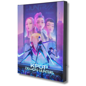 TOILE LUMINEUSE KPOP DEMON HUNTERS – 30 x 40 CM