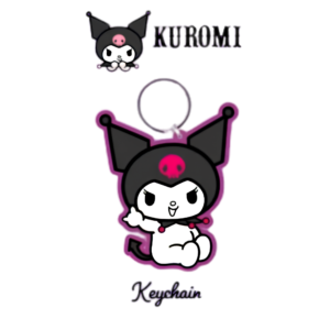 PORTE-CLÉS KUROMI ASSISE