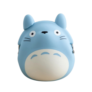 MON VOISIN TOTORO – MINI PORTE-MONNAIE TOTORO BLEU EN SILICONE