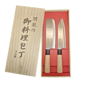 COFFRET COUTEAUX DE CUISINE JAPONAIS SEKIRYŪ – NAKIRI & SANTOKU