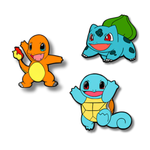 PINS STARTER 1ʳᵉ GÉNÉRATION – POKÉMON