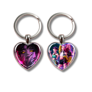 PORTE-CLÉS CŒUR KPOP DEMON HUNTERS